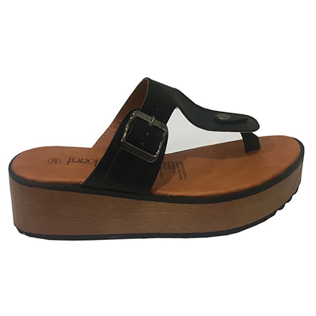 TODOPIEL - Sandalia Mujer Negro Todopiel