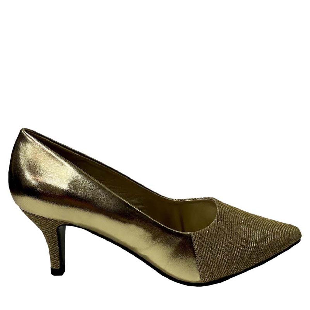 TODOPIEL - Zapato de Taco Mujer Dorado Todopiel