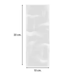 GENERICO - 100 Bolsas celofan transparentes 10x20 cm