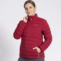 Parka Termosellada Mujer Burdeo