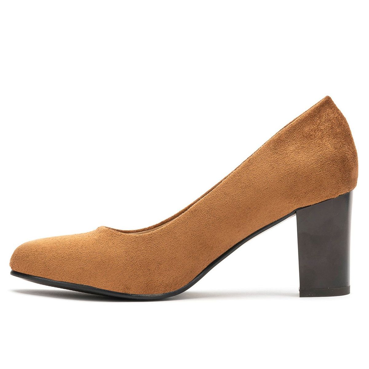CHANCLETA - Zapato Mujer Camel Andrina Chancleta