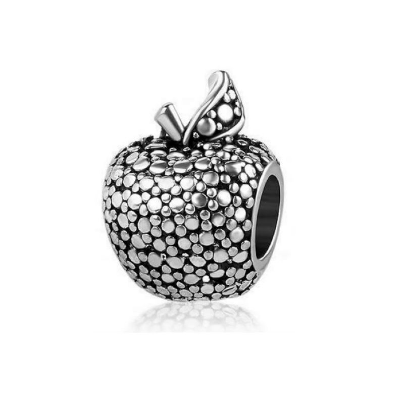SILVER HEART - Charm Manzana en Plata Fina 925 SILVER HEART