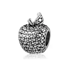 SILVER HEART - Charm Manzana en Plata Fina 925