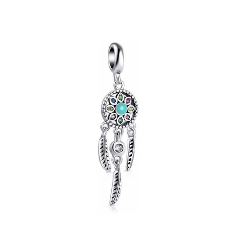 SILVER HEART - Charm Atrapa Sueños en Plata Fina 925 SILVER HEART