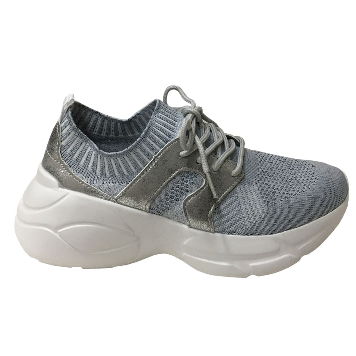 TODOPIEL - Zapatilla Mujer Plateado Todopiel