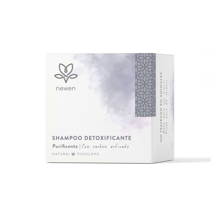 NEWEN - Shampoo Solido Detoxificante Carbon Activado
