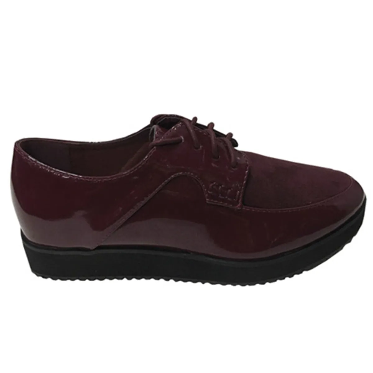 TODOPIEL - Mocasin Mujer Burdeo Todopiel