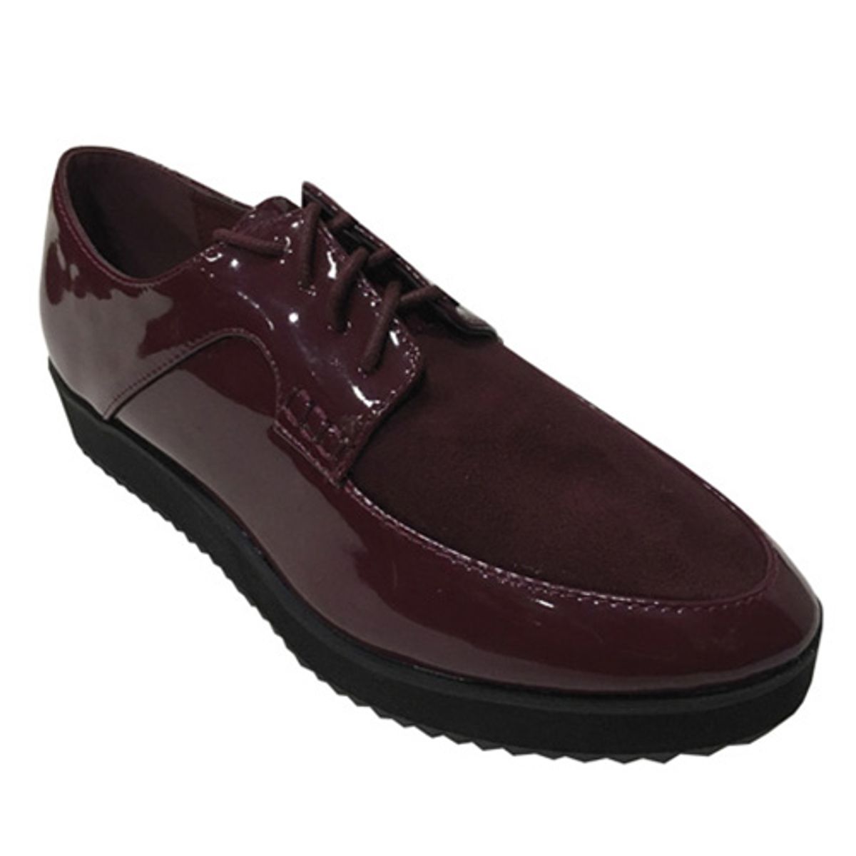 TODOPIEL - Mocasin Mujer Burdeo Todopiel