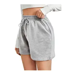 GENERICO - Short De Algodón Corto Deportivo Para Mujer Con Bolsillos y Agarre