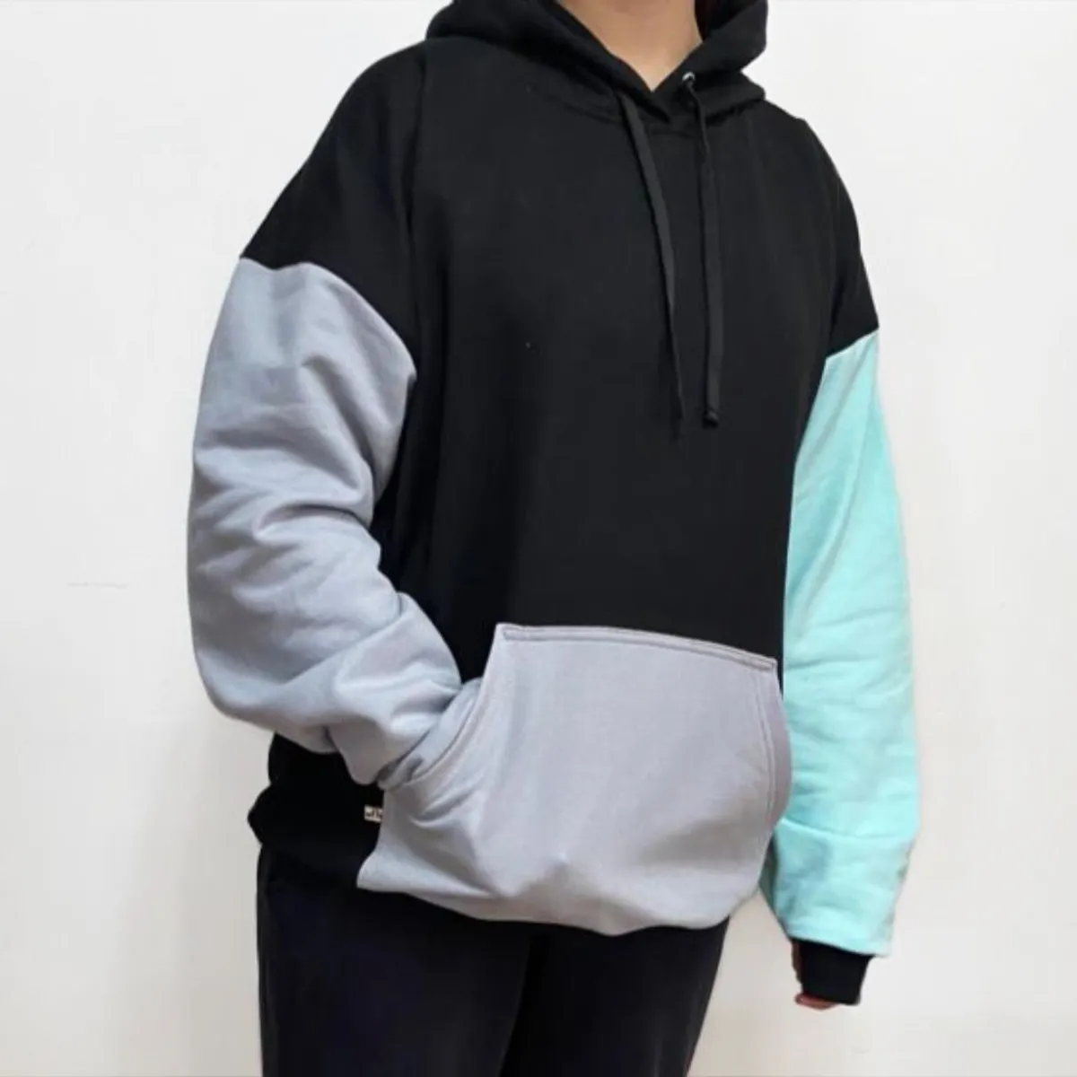 LIBRA - Poleron unisex oversize negro libra