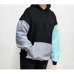 LIBRA - Poleron unisex oversize negro