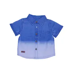 PILLIN - Camisa Bebe Niño Celeste