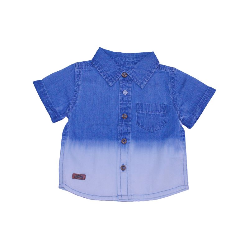 PILLIN - Camisa Bebe Niño Celeste Pillin PILLIN