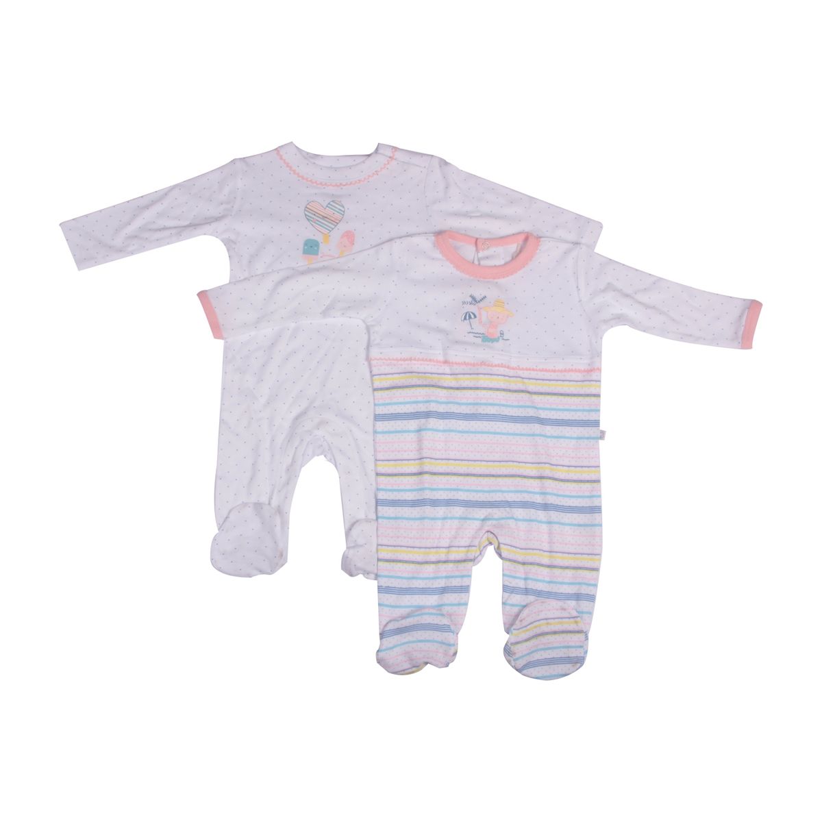PILLIN - Set 2 Pzas Osito Niña Multicolor Pillin PILLIN