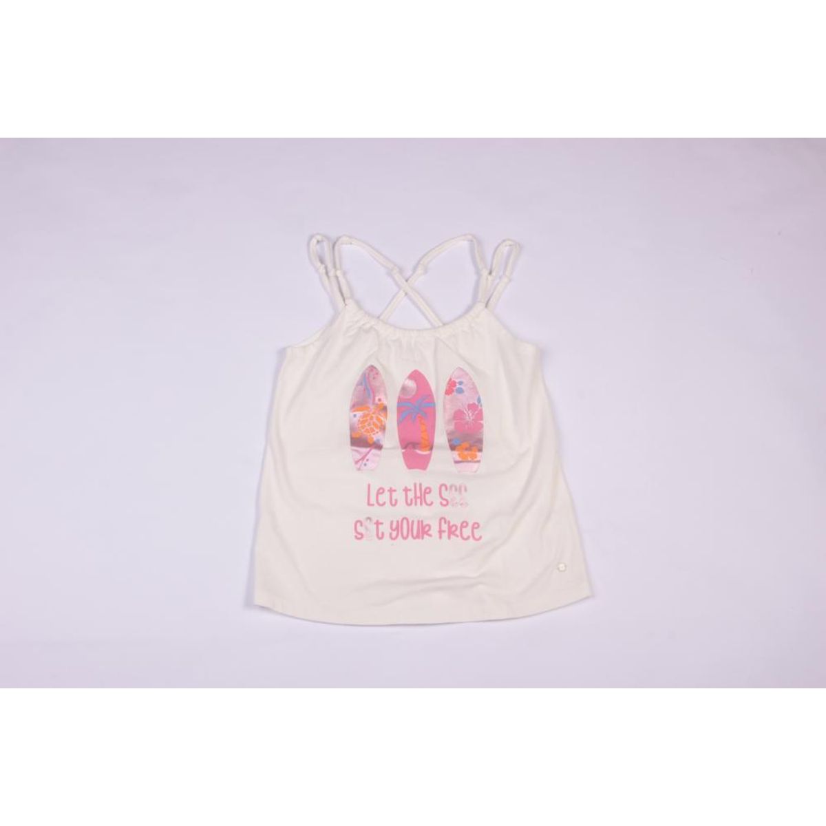 PILLIN - Polera Niña Blanco Pillin PILLIN