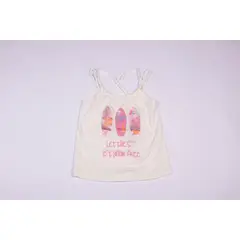 PILLIN - Polera Niña Blanco