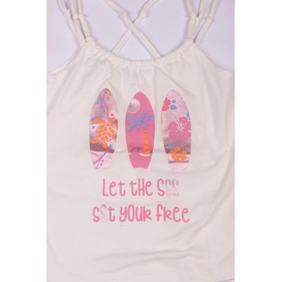 Imagen 2 del producto Polera Niña Blanco