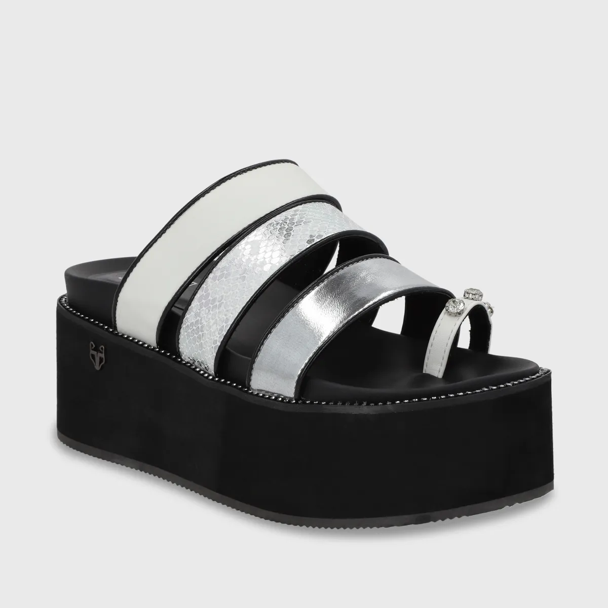 GOTTA - Sandalia Mujer Blanca Plataforma 15662 Gotta