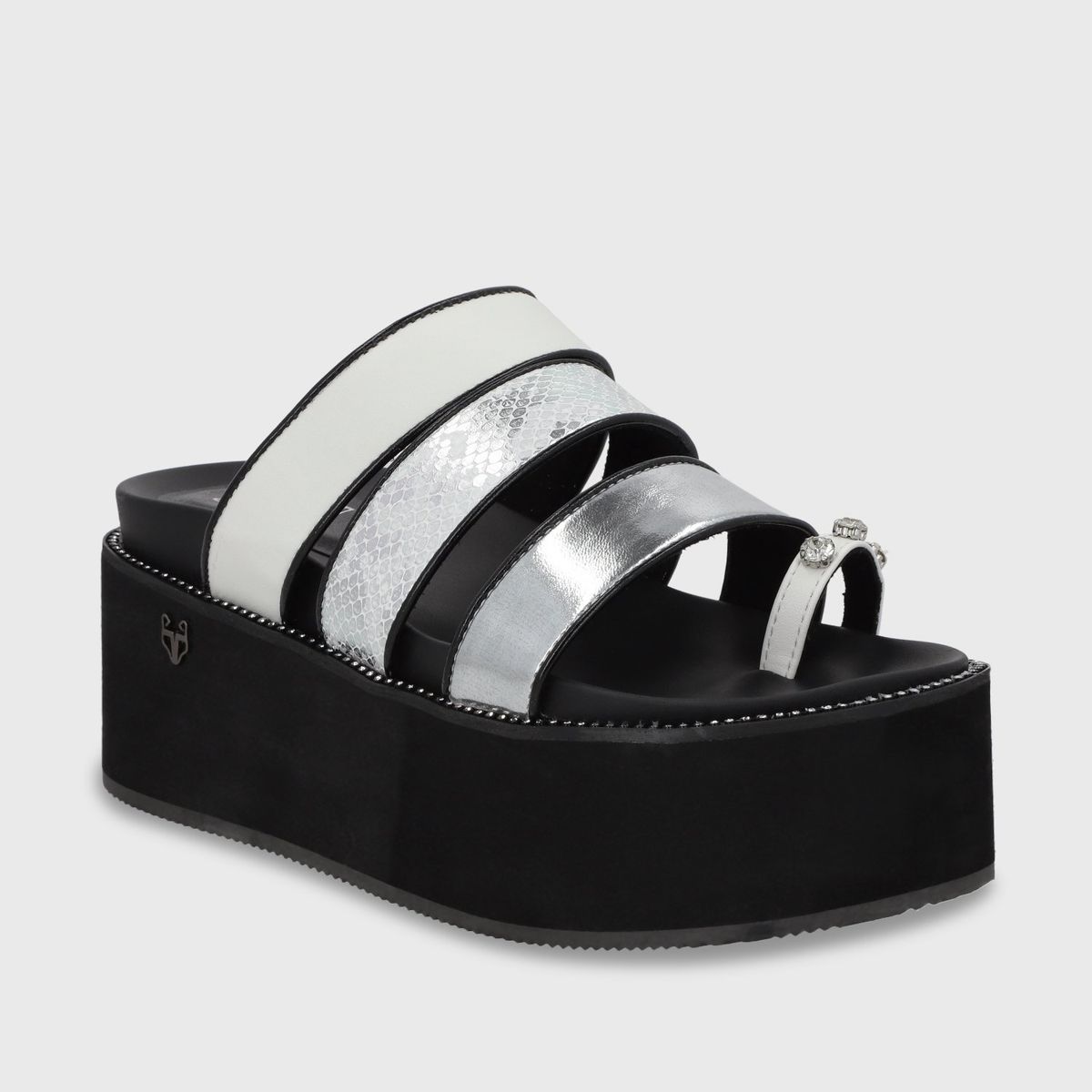 GOTTA - Sandalia Mujer Blanca Plataforma 15662 Gotta