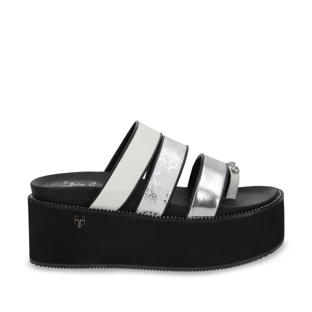 GOTTA - Sandalia Plataforma Blanca Mujer 15662