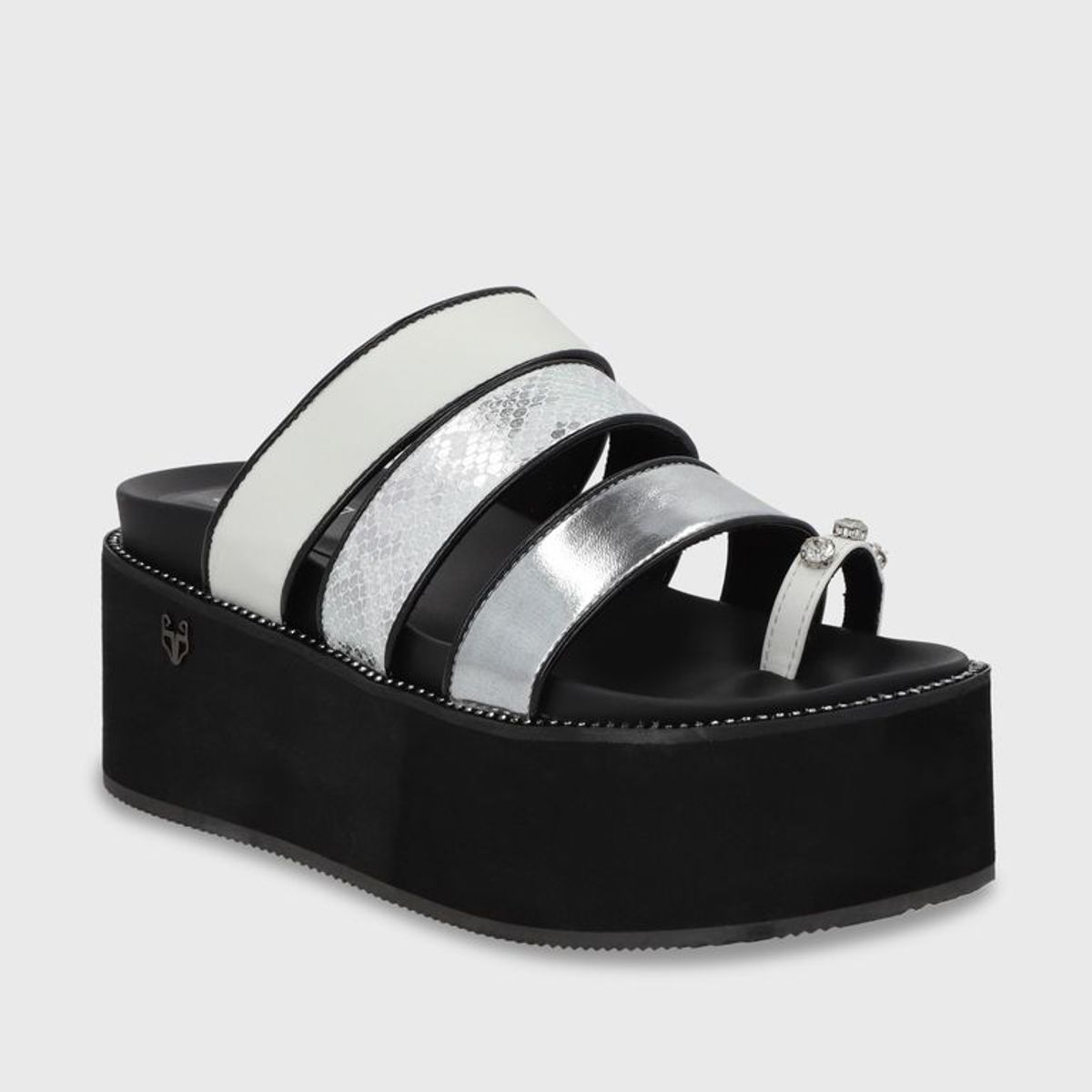 GOTTA - Sandalia Plataforma Blanca Mujer 15662