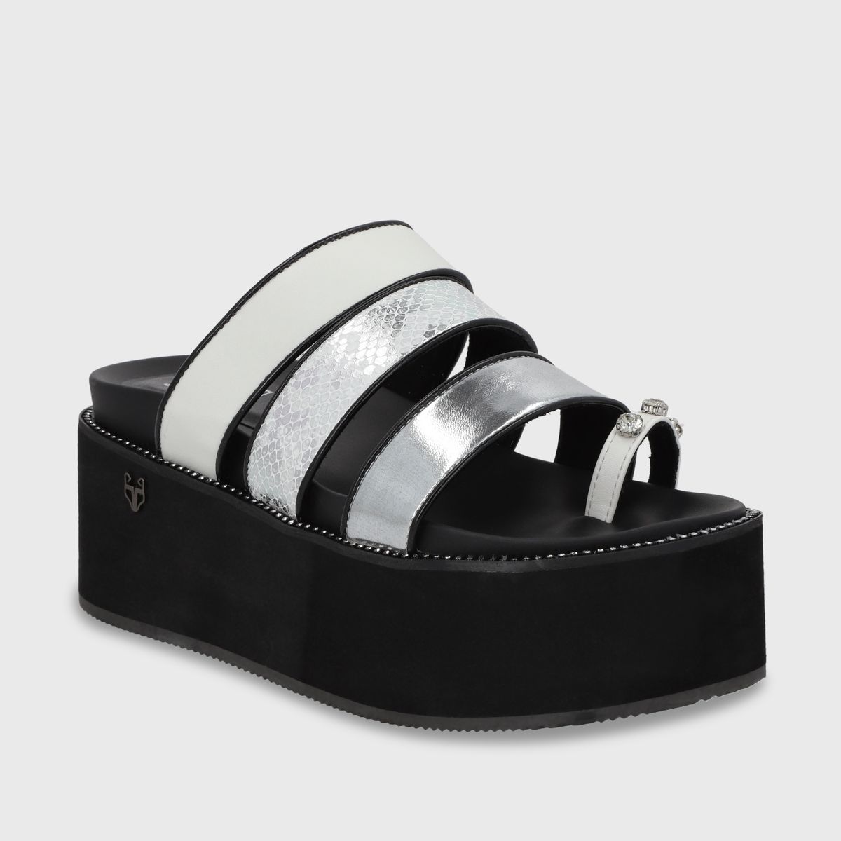 GOTTA - Sandalia Mujer Blanca Plataforma 15662 Gotta