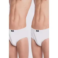 TAIS - Slip Liso Bi-Pack Blanco