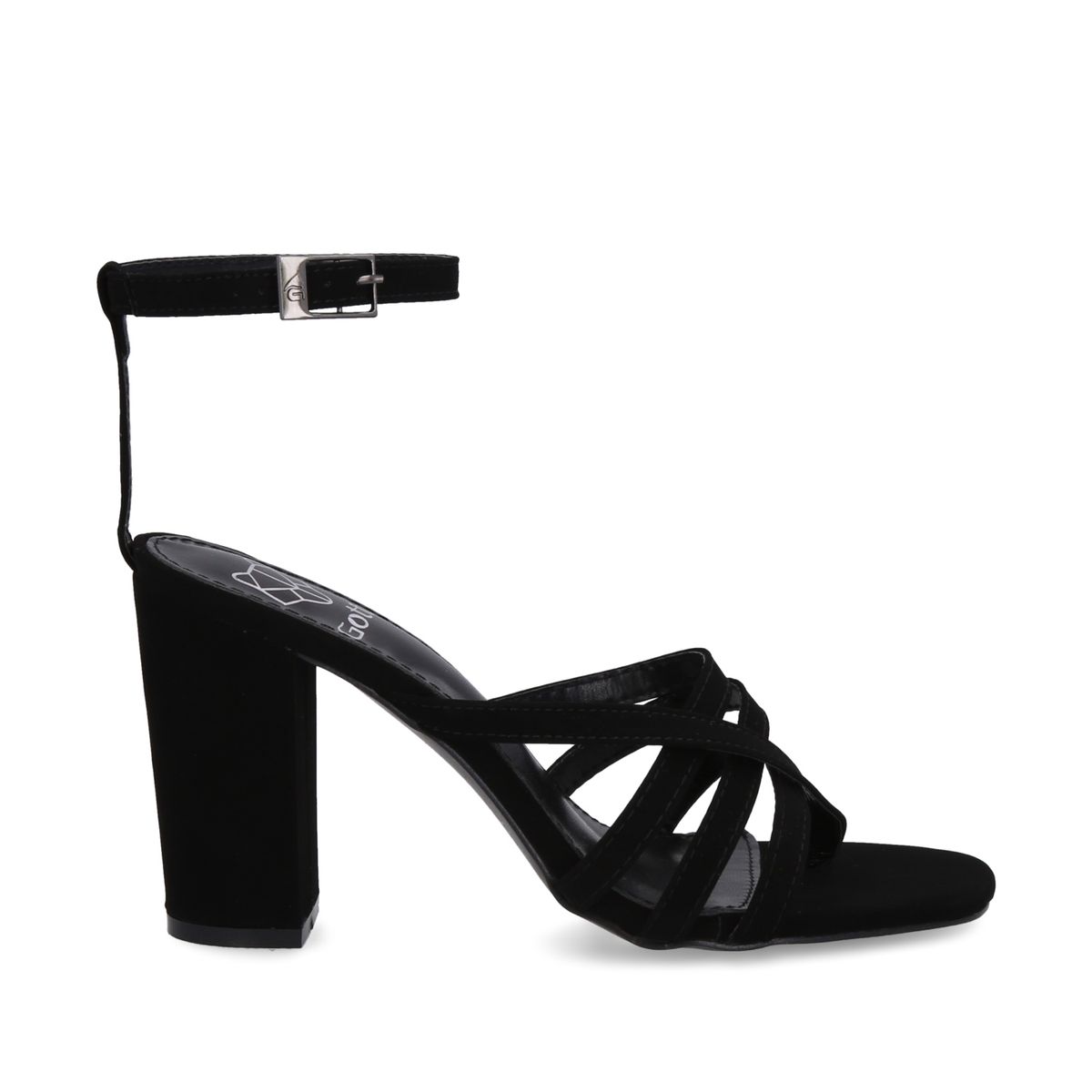 GOTTA - Sandalia Mujer Taco Negra 35122