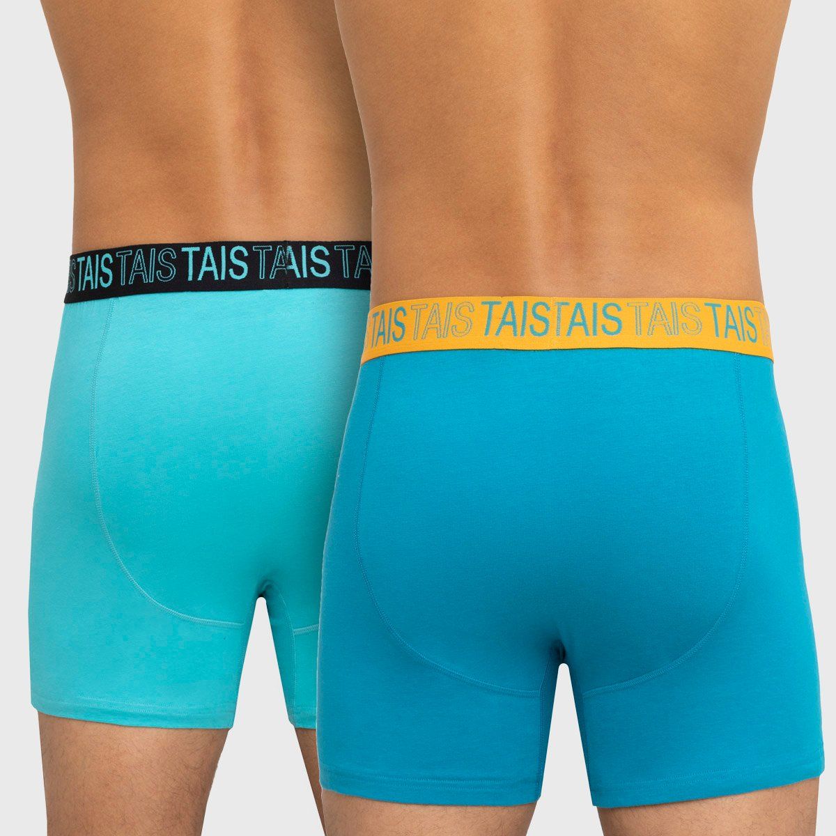 TAIS - Bóxer Full Color Bi-Pack Turquesa Tais