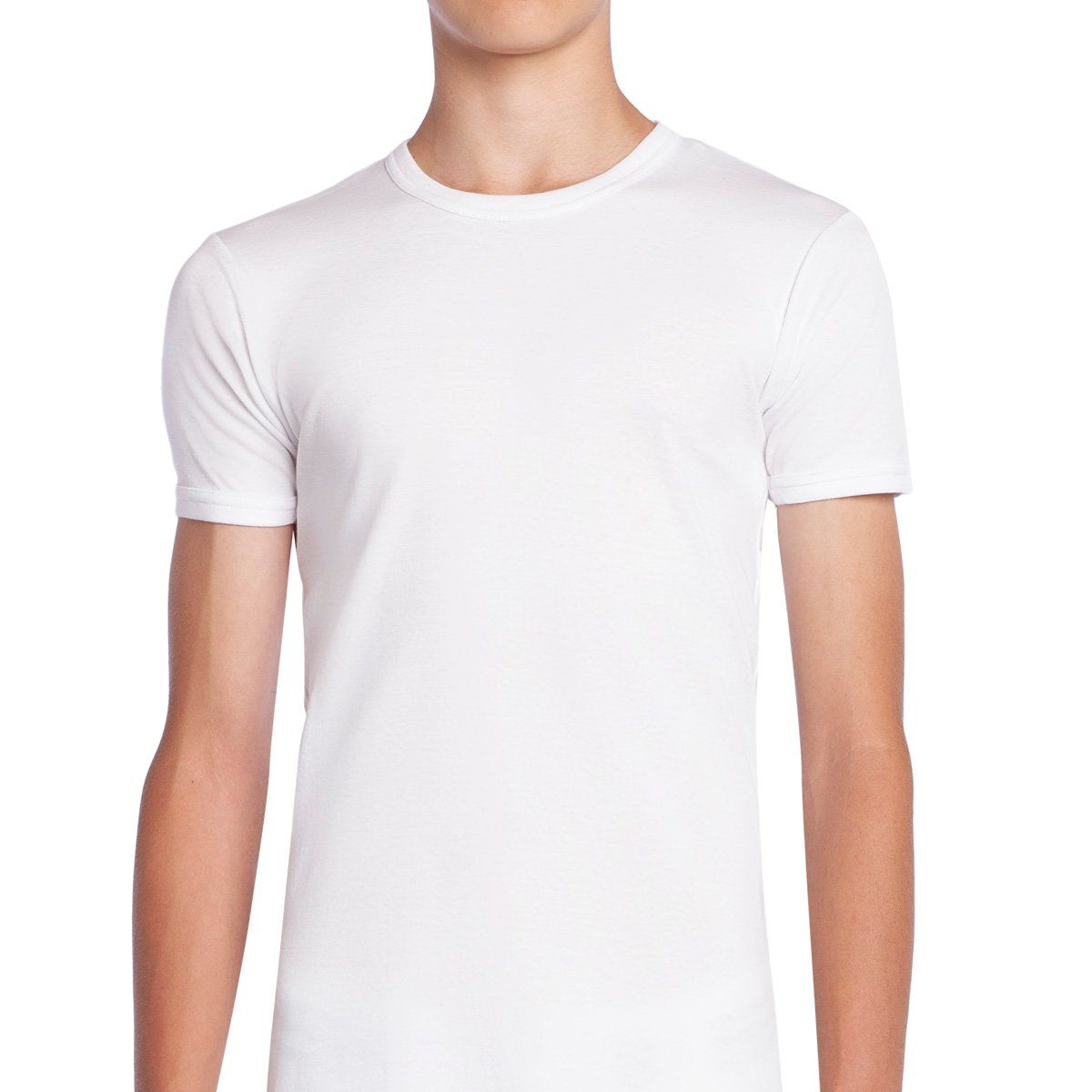 TAIS - Camiseta Cuello Polo Manga Corta Blanco Tais