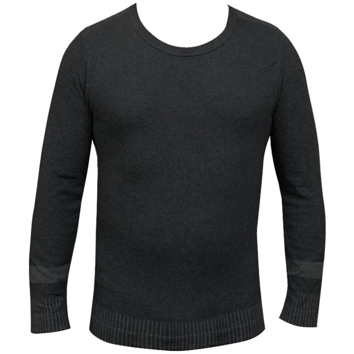 TAIS - Camiseta Térmica Manga Larga Negro Melange Tais