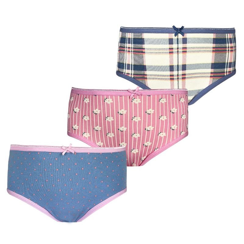 TAIS - Calzón Cotton Spandex Tri-Pack Denim Tais