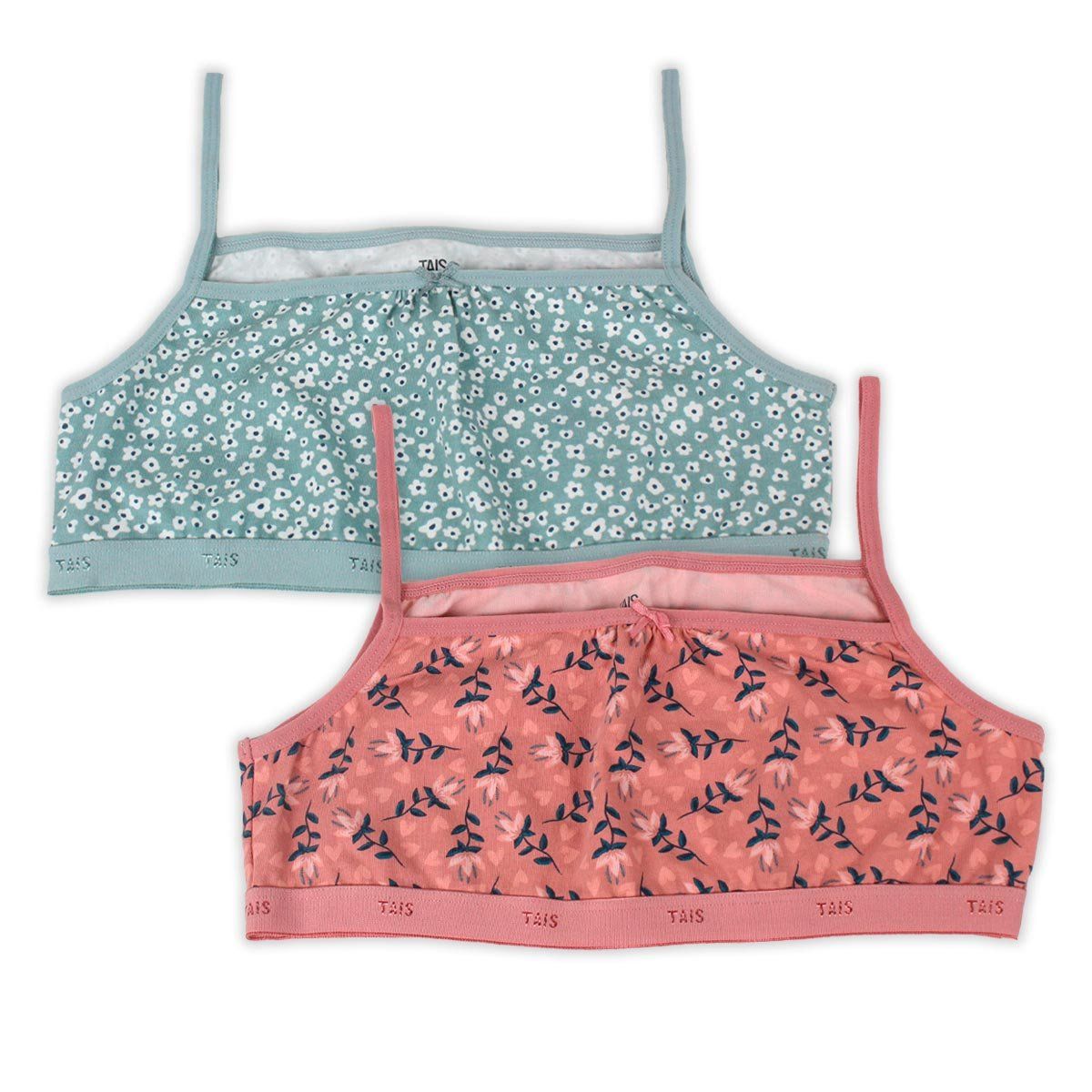 TAIS - Pack Mi Primer Sostén Lola Diseño Frambueza/Flores