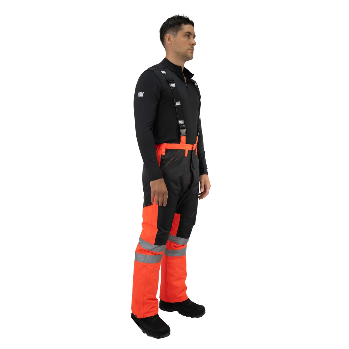 HARDWORK - Jardinera Reflectiva HW Siberia Rojo Fluor