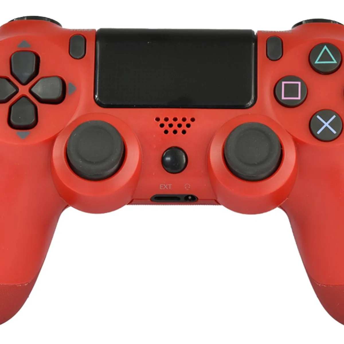 LEVO - Control Joystick Inalámbrico doble Shock P4 Rojo Levo