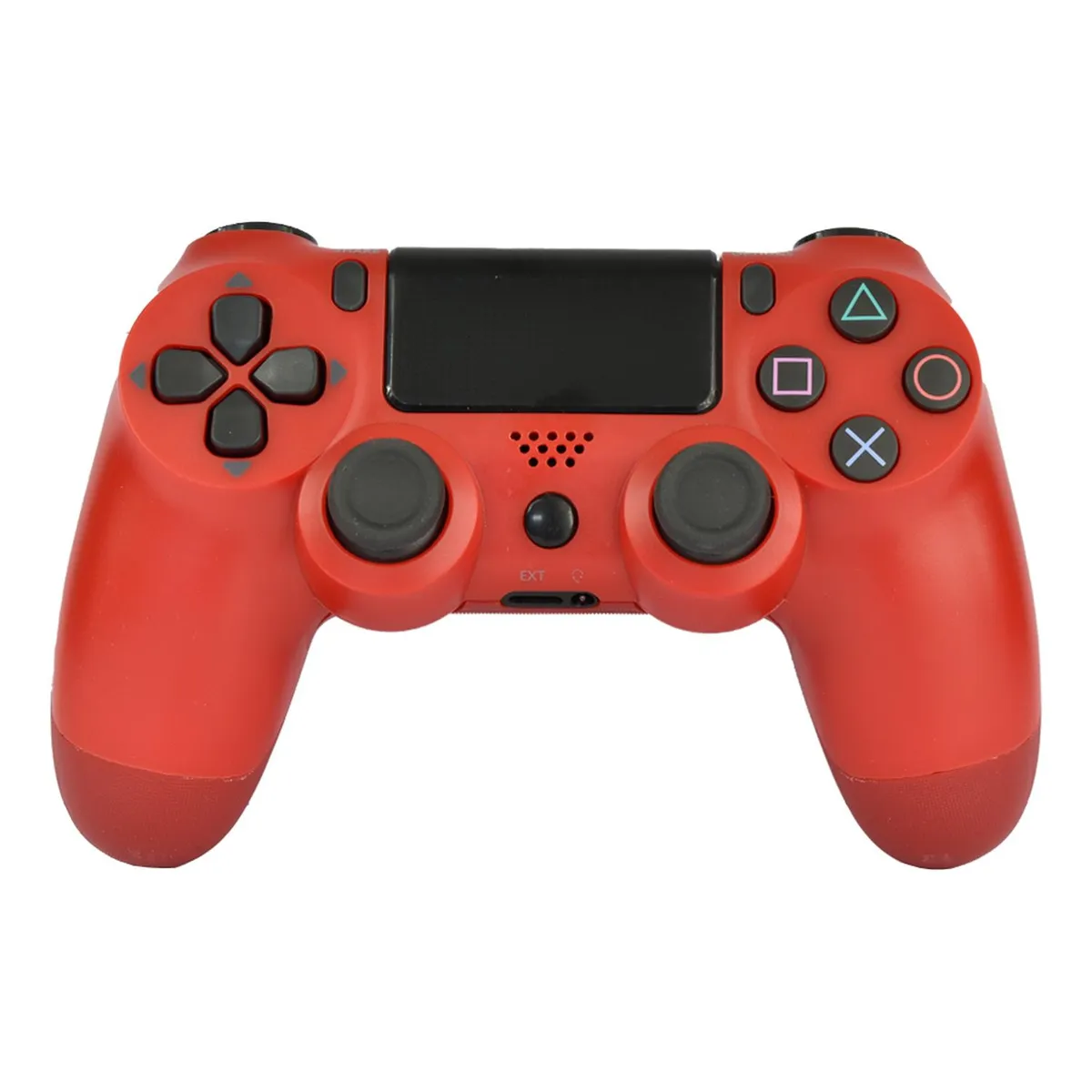 LEVO - Control Joystick Inalámbrico doble Shock P4 Rojo Levo