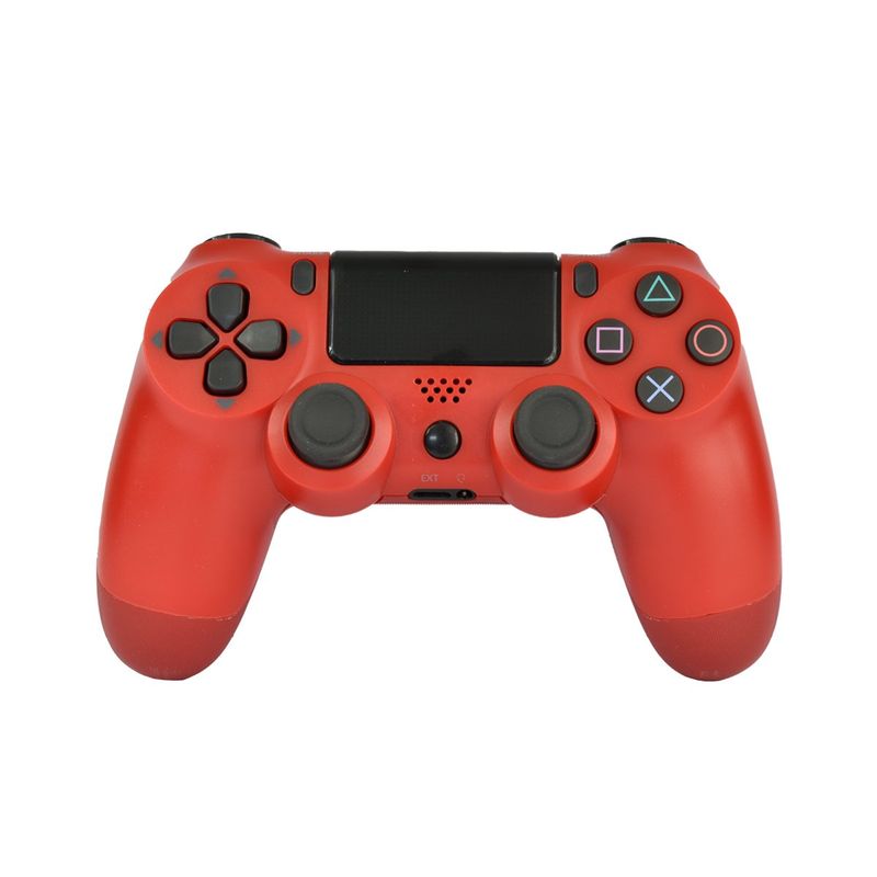 LEVO - Control Joystick Inalámbrico doble Shock P4 Rojo Levo