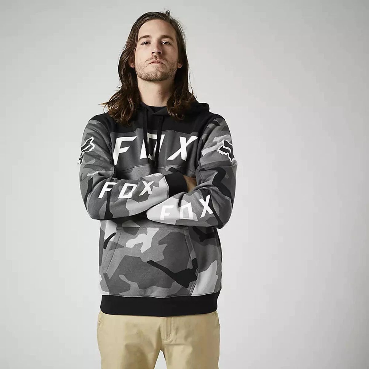 FOX RACING - Poleron FOX Canguro BNKR Camo