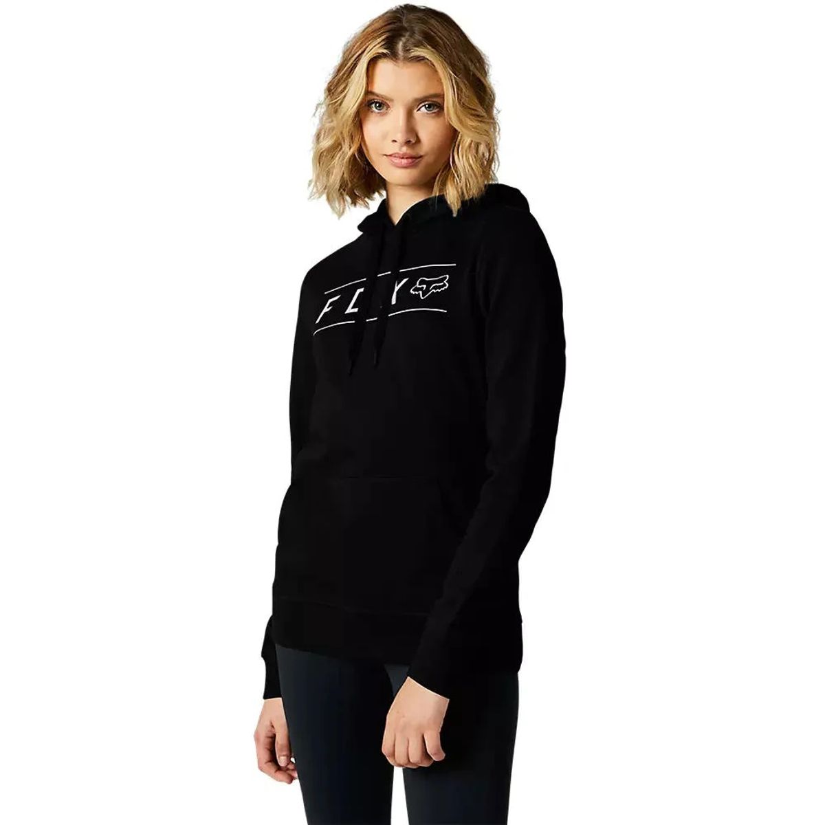 FOX RACING - Poleron Mujer FOX Canguro Pinnacle Negro