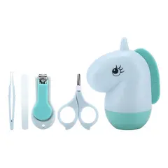 GENERICO - Set Higiene Bebé Unicornio Blue