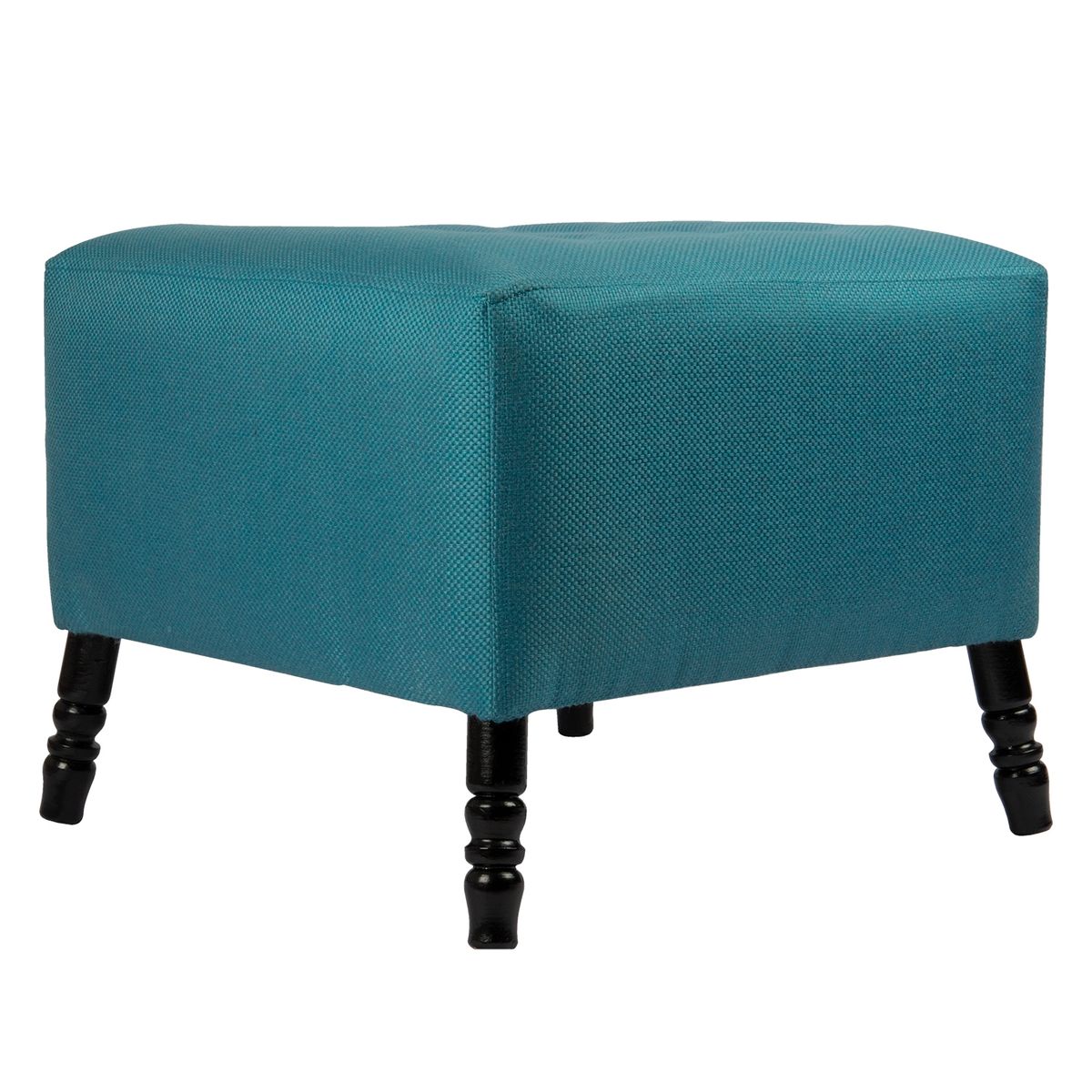 GENERICO - Pouf Alejandro Diseño Turquesa Omega 54x54x44 cm Máxima Design