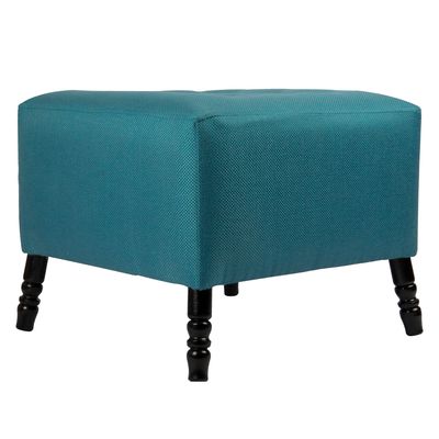 Imagen 2 del producto Pouf Alejandro Diseño Turquesa Omega 54x54x44 cm Máxima Design