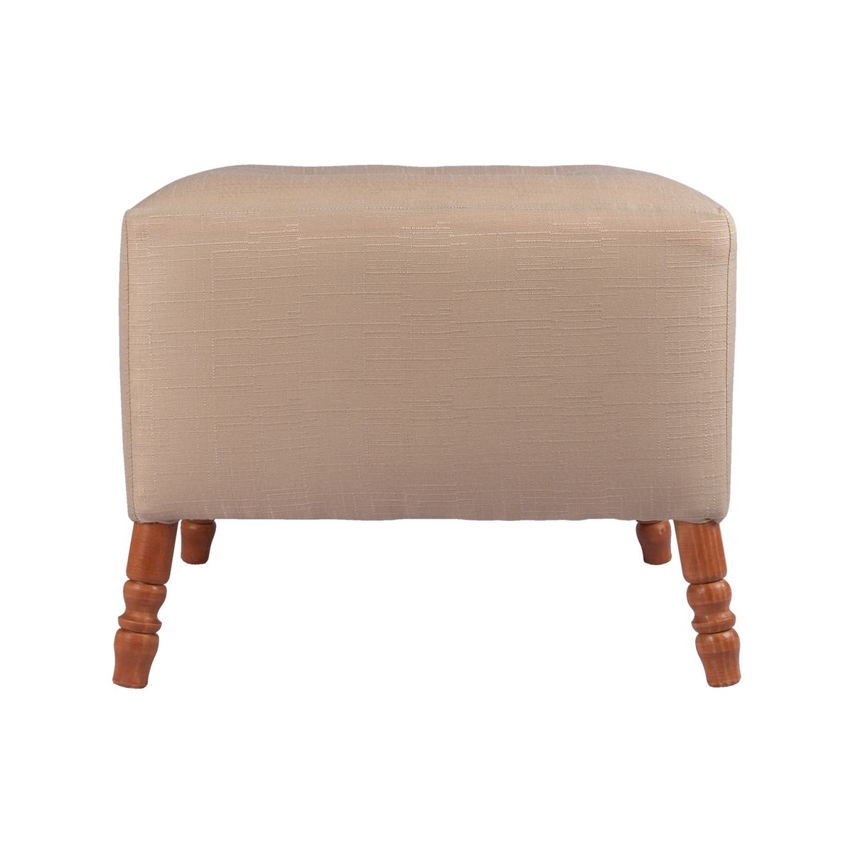 GENERICO - Pouf Alejandro Diseño Beige Cordillera 54x54x44 cm Máxima Design