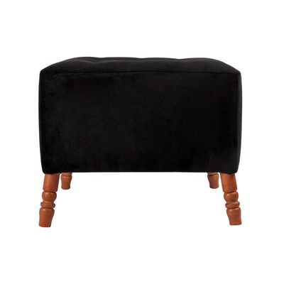 Imagen 2 del producto Pouf Alejandro Diseño Negro 54x54x44 cm Máxima Design