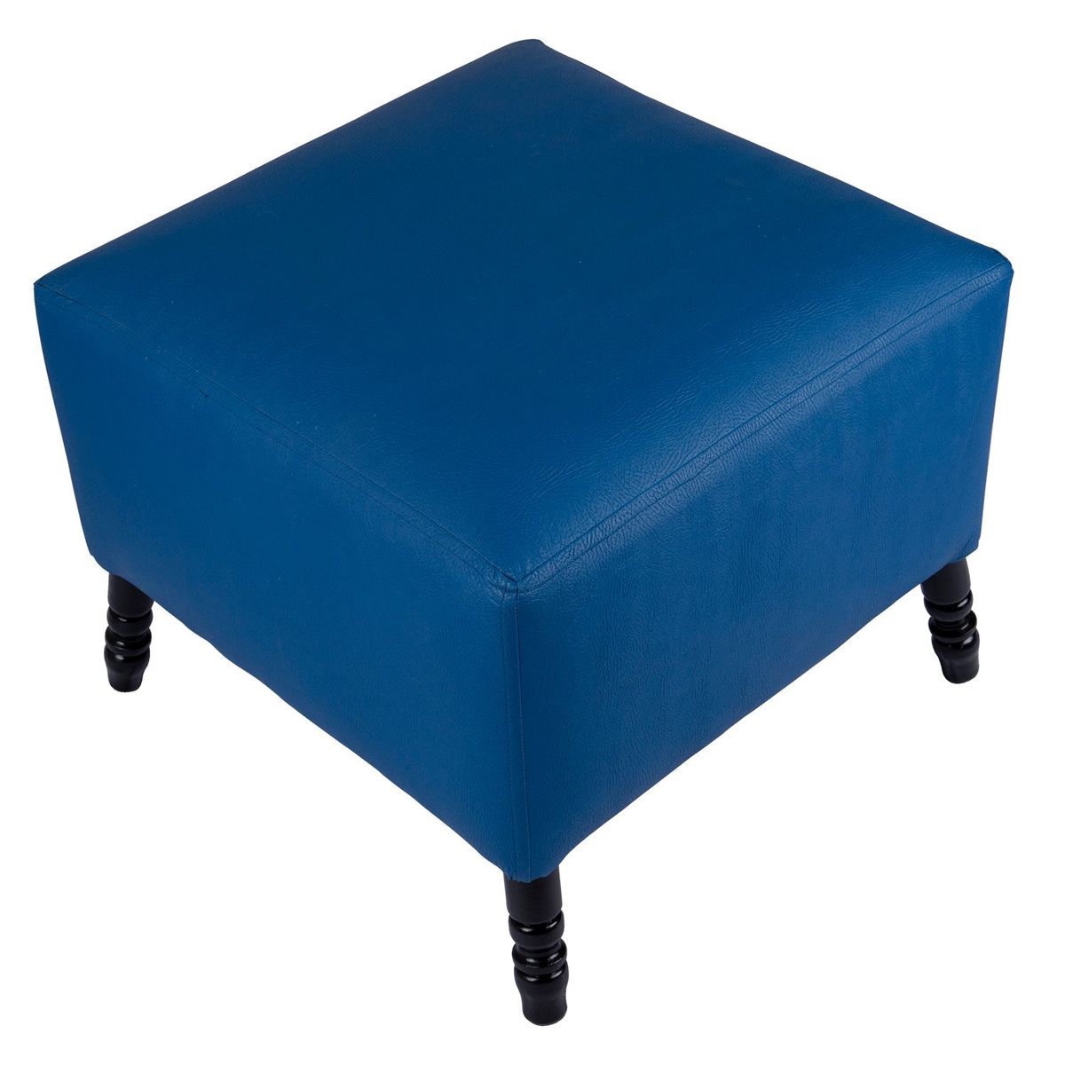 GENERICO - Pouf Alejandro Diseño Azul Eléctrico 54x54x44 cm Máxima Design