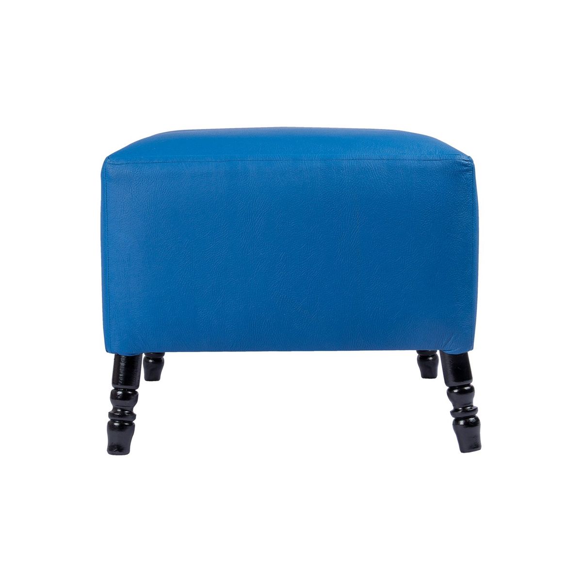 GENERICO - Pouf Alejandro Diseño Azul Eléctrico 54x54x44 cm Máxima Design