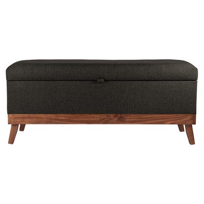 Imagen 2 del producto Banqueta Incy con Baúl Grafito Omega 120x50x40 cm Máxima Design