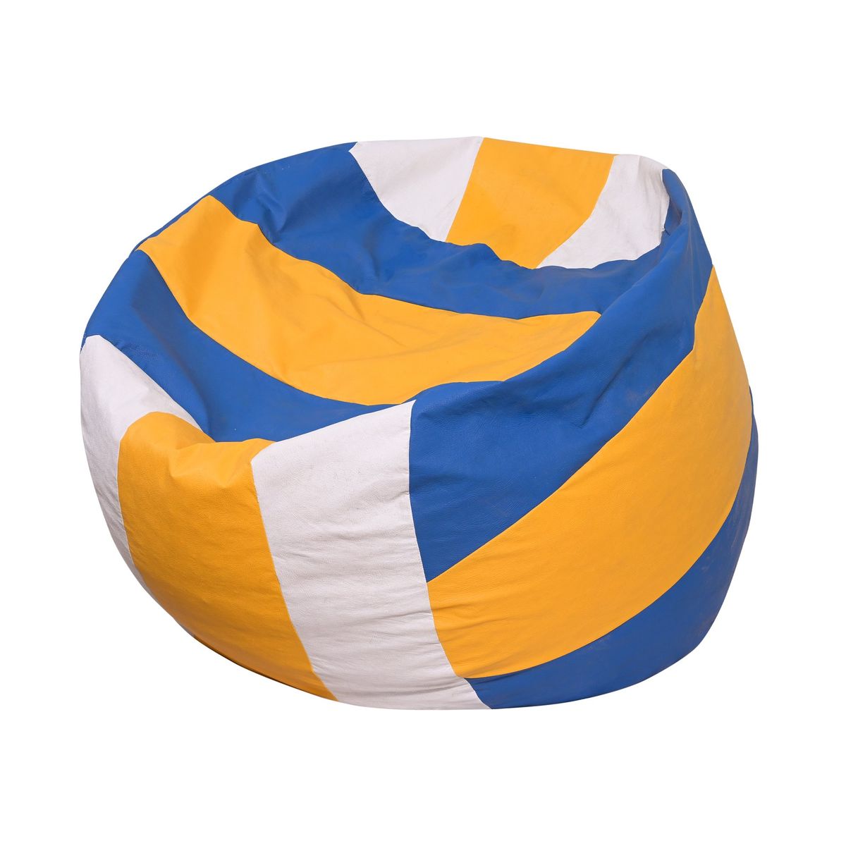 GENERICO - Pouf Pera Voleibol Eco Cuero 80x80x80 cm Máxima Design