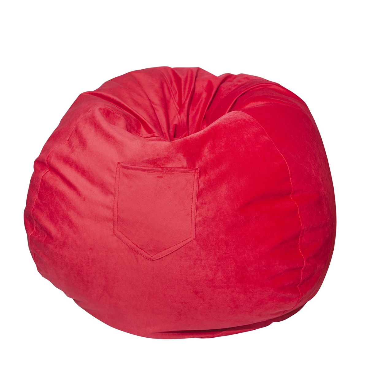 GENERICO - Pouf Pera Infantil Fucsia Felpa 60x50x50 cm Máxima Design