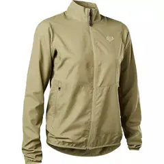 FOX - Chaqueta Cortavientos Bicicleta Mujer Ranger Cafe
